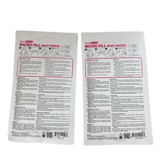 BioMiracle Micro Fill Anti-Blemish Spot Patches Hyaluronic Acid Lot of 2 NEW - Picture 2 of 2